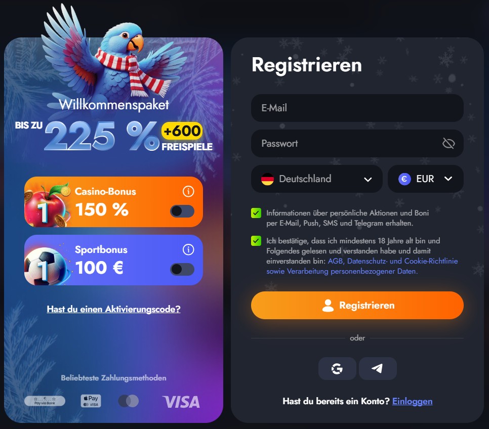 Casino Martin Registrierung